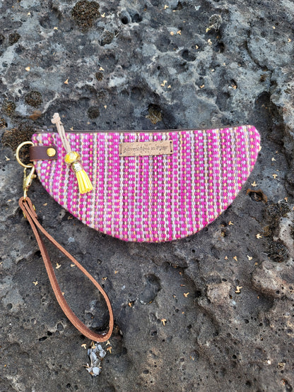Half moon notions pouch